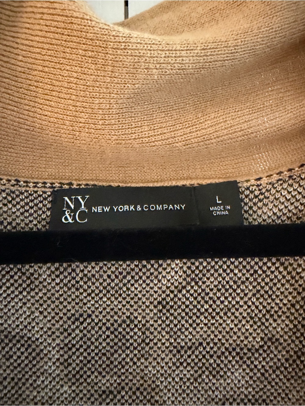 New York & Company Leopard Print Duster Cardigan Size L - Picture 2 of 2